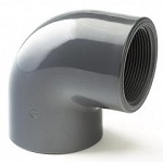 Pond Metric PVC-U Part Threaded Elbows